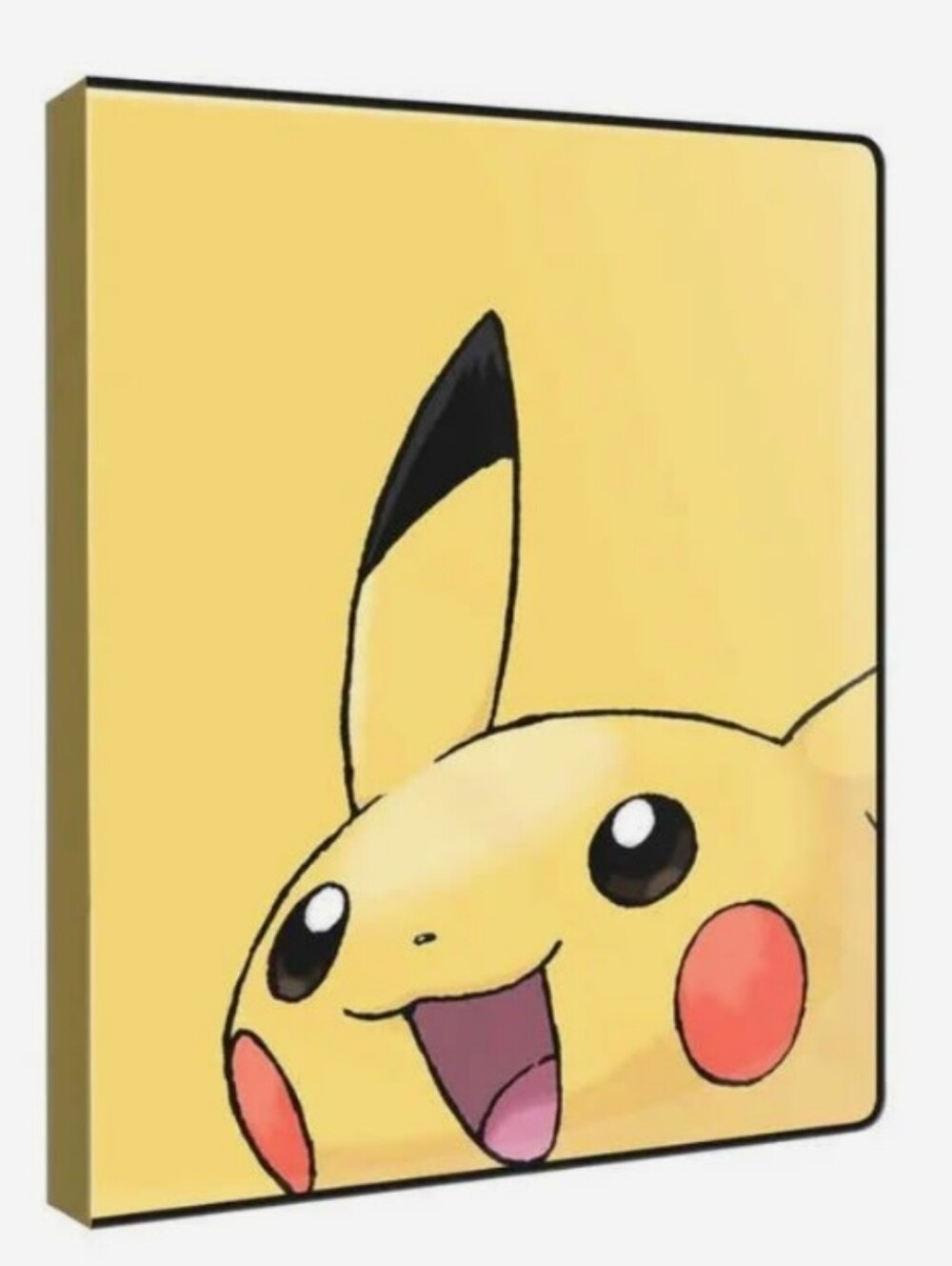 New Pikachu Pokemon Trading Binder 9 Pocket Portfolio Clear Holds 180 Cards